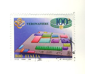 Image showing Italian stamp