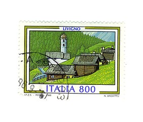 Image showing Italian stamp