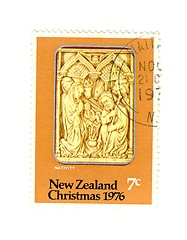 Image showing new zealander stamp