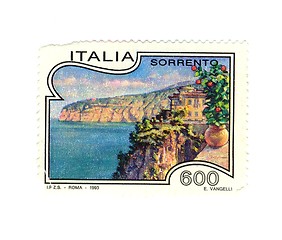 Image showing Italian stamp