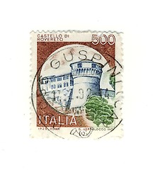 Image showing Italian stamp