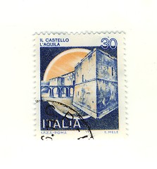 Image showing Italian stamp