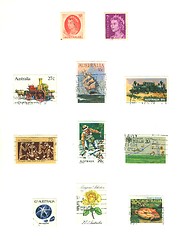 Image showing australian stamp