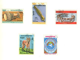 Image showing cambodian stamp