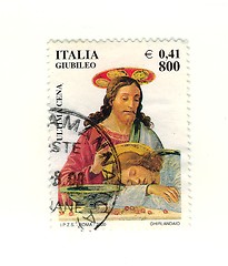 Image showing Italian stamp