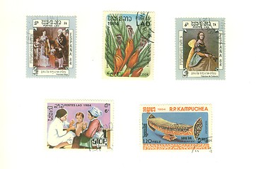 Image showing stamp from laos