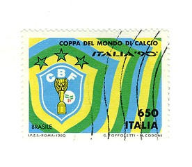 Image showing Italian stamp