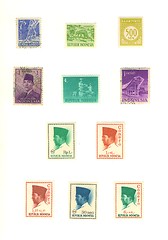 Image showing  indonesian stamp