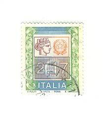 Image showing Italian stamp