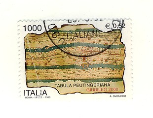 Image showing Italian stamp