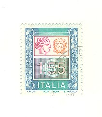 Image showing Italian stamp