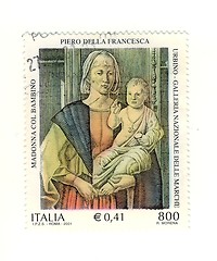 Image showing Italian stamp