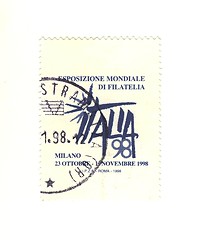 Image showing Italian stamp