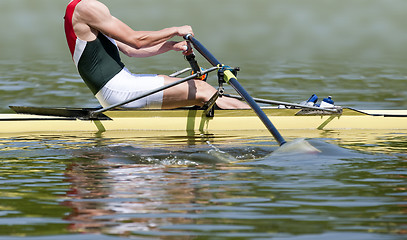 Image showing Rowing stroke