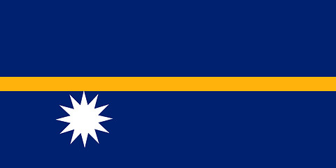 Image showing Flag of Nauru