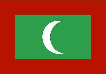 Image showing Flag of Maldives