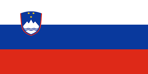 Image showing Flag of Slovenia