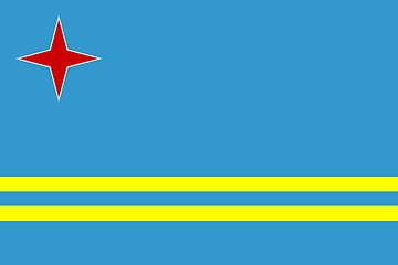 Image showing Flag of Aruba