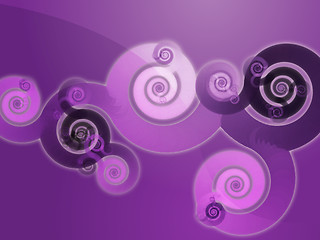 Image showing Swirly spiral background