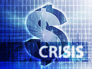 Image showing Crisis Finance illustration