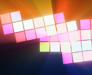 Image showing Abstract squares