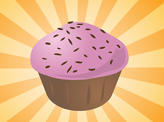 Image showing Cupcake illustration