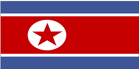 Image showing Flag of North Korea
