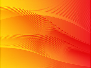 Image showing Wavy glowing colors