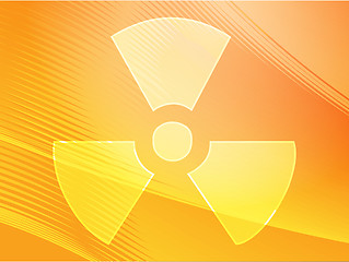 Image showing Radiation symbol