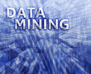 Image showing Data mining illustration