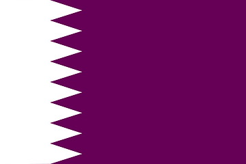 Image showing Flag of Qatar