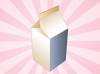 Image showing Milk carton container