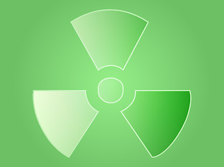 Image showing Radiation symbol