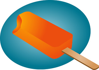 Image showing Frozen ice cream treat illustration