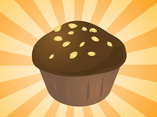 Image showing Cupcake illustration