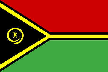 Image showing Flag of Vanuatu