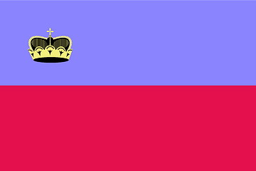 Image showing Flag of Lichenstein