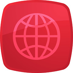 Image showing Globe navigation icon