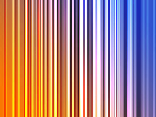 Image showing Streaks of multicolored light