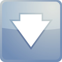 Image showing Down navigation icon