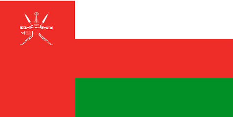 Image showing Flag of Oman