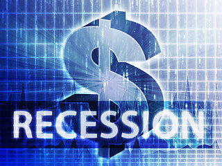 Image showing Recession Finance illustration