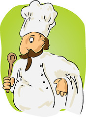 Image showing Cartoon chef