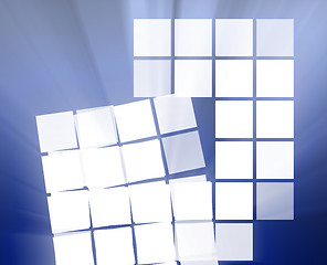 Image showing Abstract squares