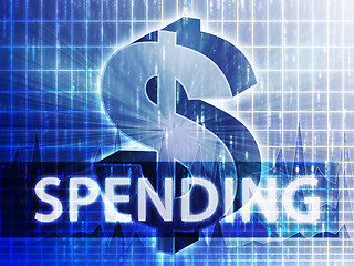 Image showing Spending Finance illustration