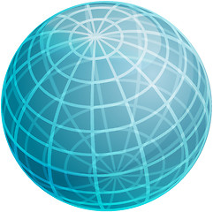 Image showing Grid sphere illustration