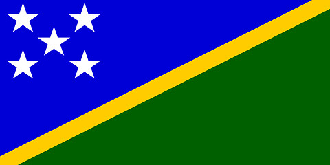 Image showing Flag of Solomon Islands