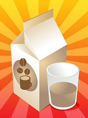 Image showing Coffee milk