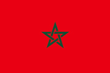 Image showing Flag of Morrocco