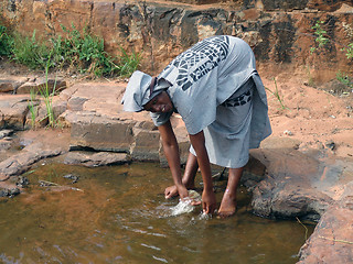 Image showing african woman